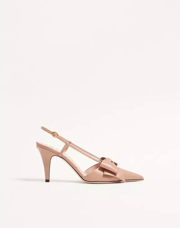7w2s0mx5ddt_gf9_1 Valentino Bowow Slingback Pumps In Kidskin 85Mm - Image 1